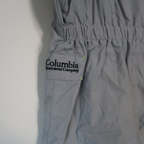 Columbia Ski Snow Pants Bib Overall  Toddler Size 2T Adjustable Gray/Lime Green - Picture 4 of 6